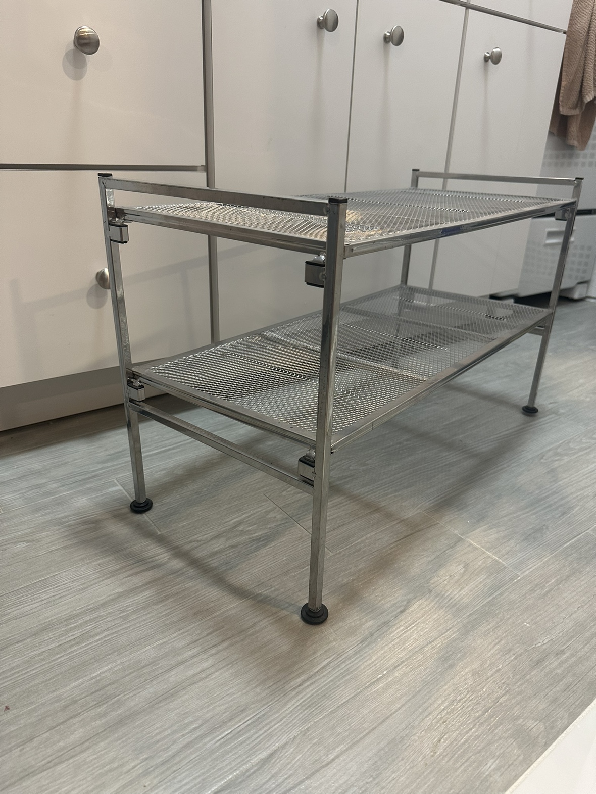 2-Tier Metal shoe rack - photo 3