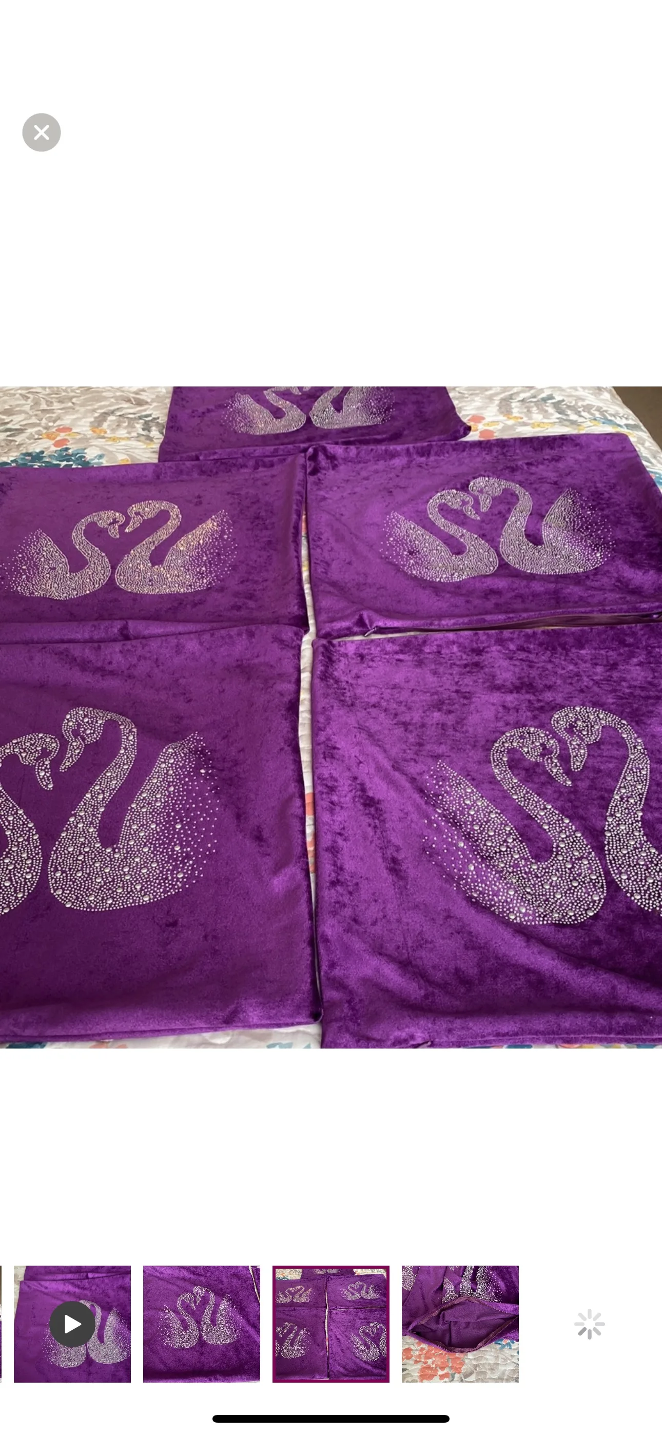 Purple Velvet Pillow Covers image indicator(6)