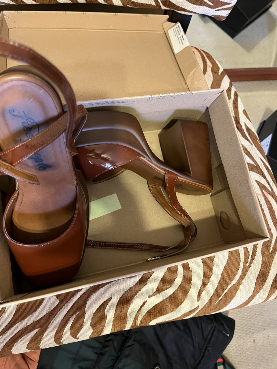 Brown Platform Heels