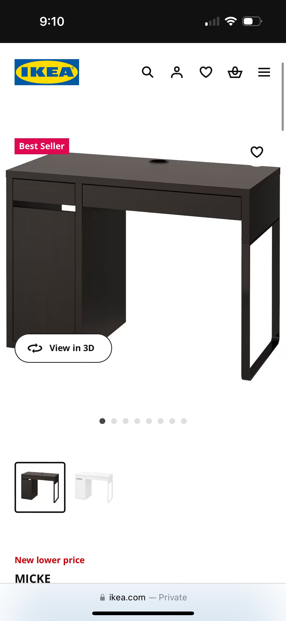 IKEA MICKE Desk moving sale