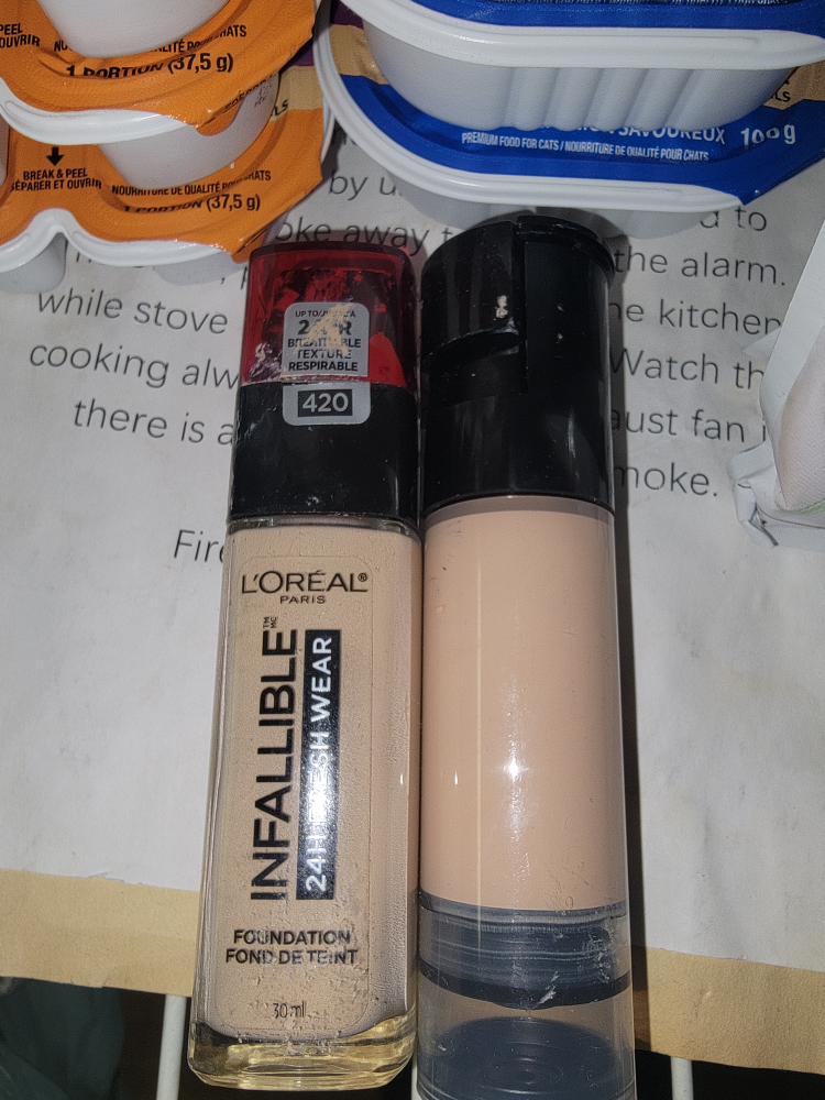 L'Oreal Infallible 24H Fresh Wear Foundation.