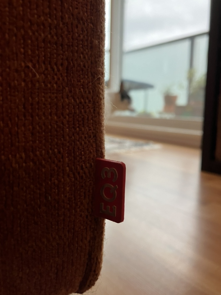 EQ3 Sofa in burnt orange - photo 2