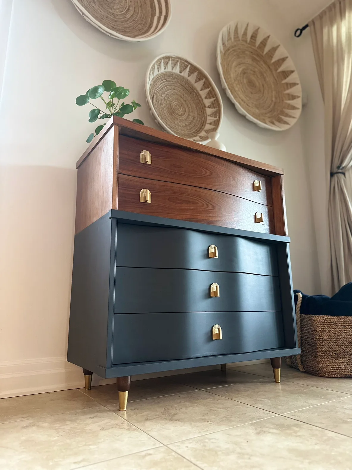 Refinished Mid Century Dresser thumbnail
