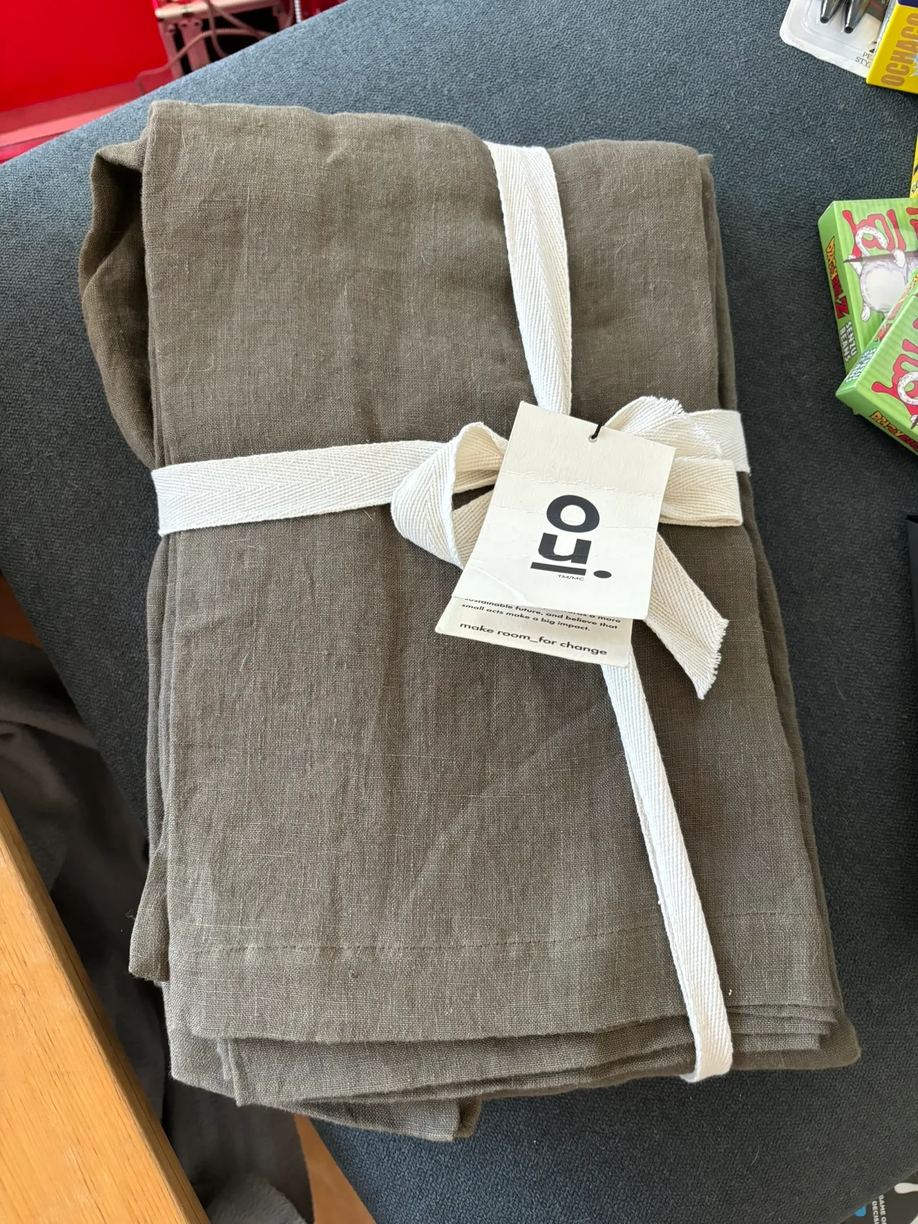 Indigo & Co Linen Tablecloth thumbnail
