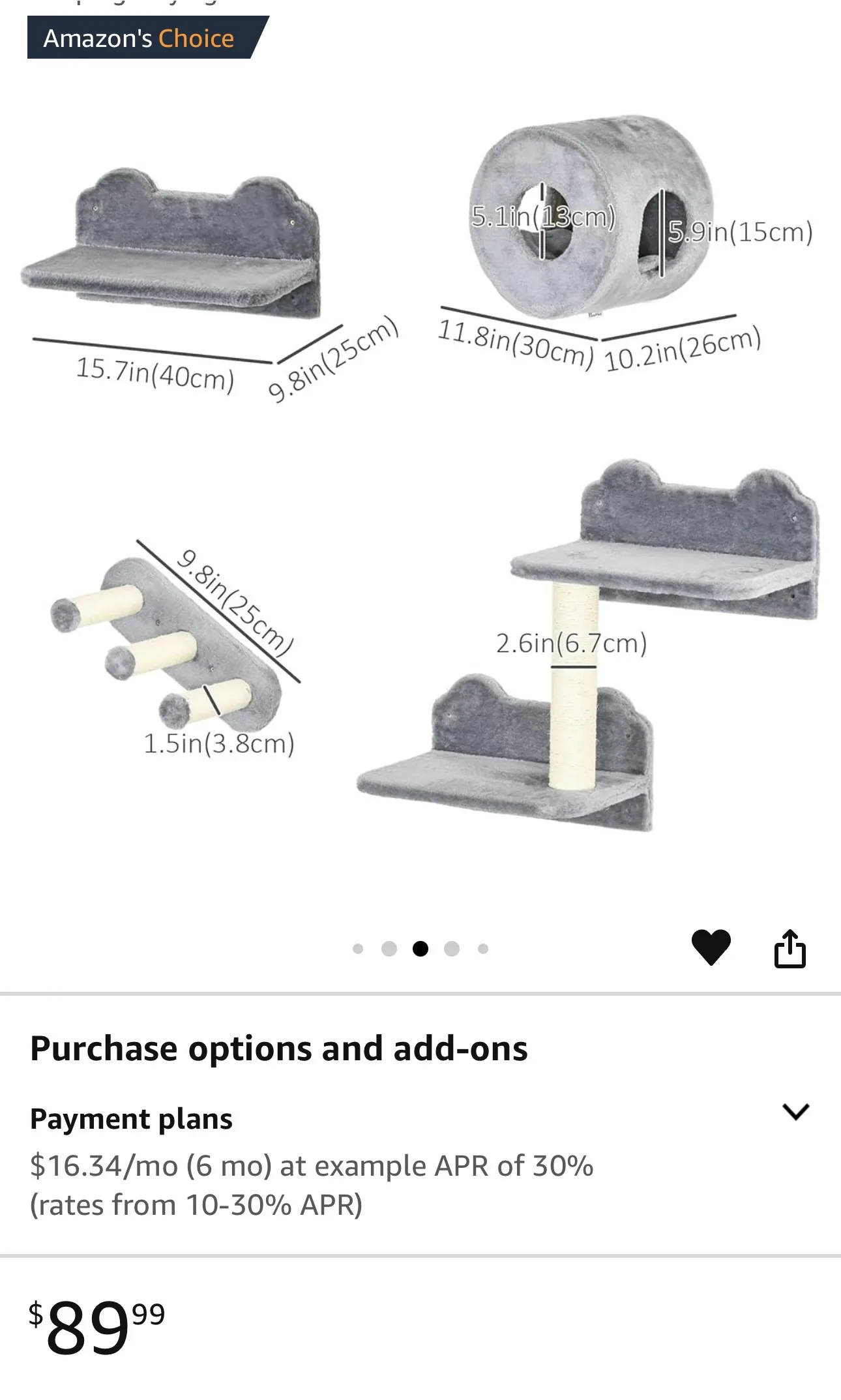 Wall Cat Furniture (full set brand new) thumbnail