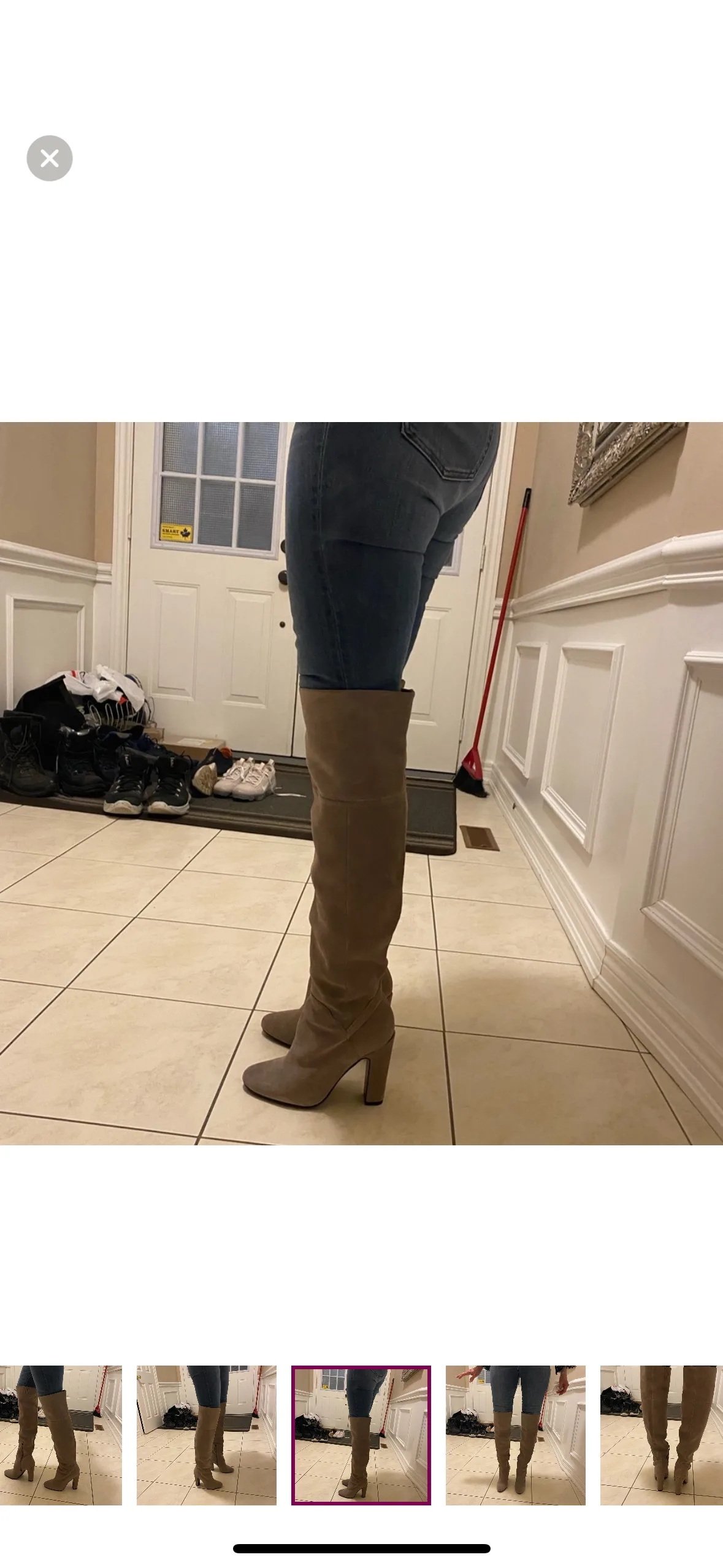 Over the Knee Suede Boots image indicator(4)