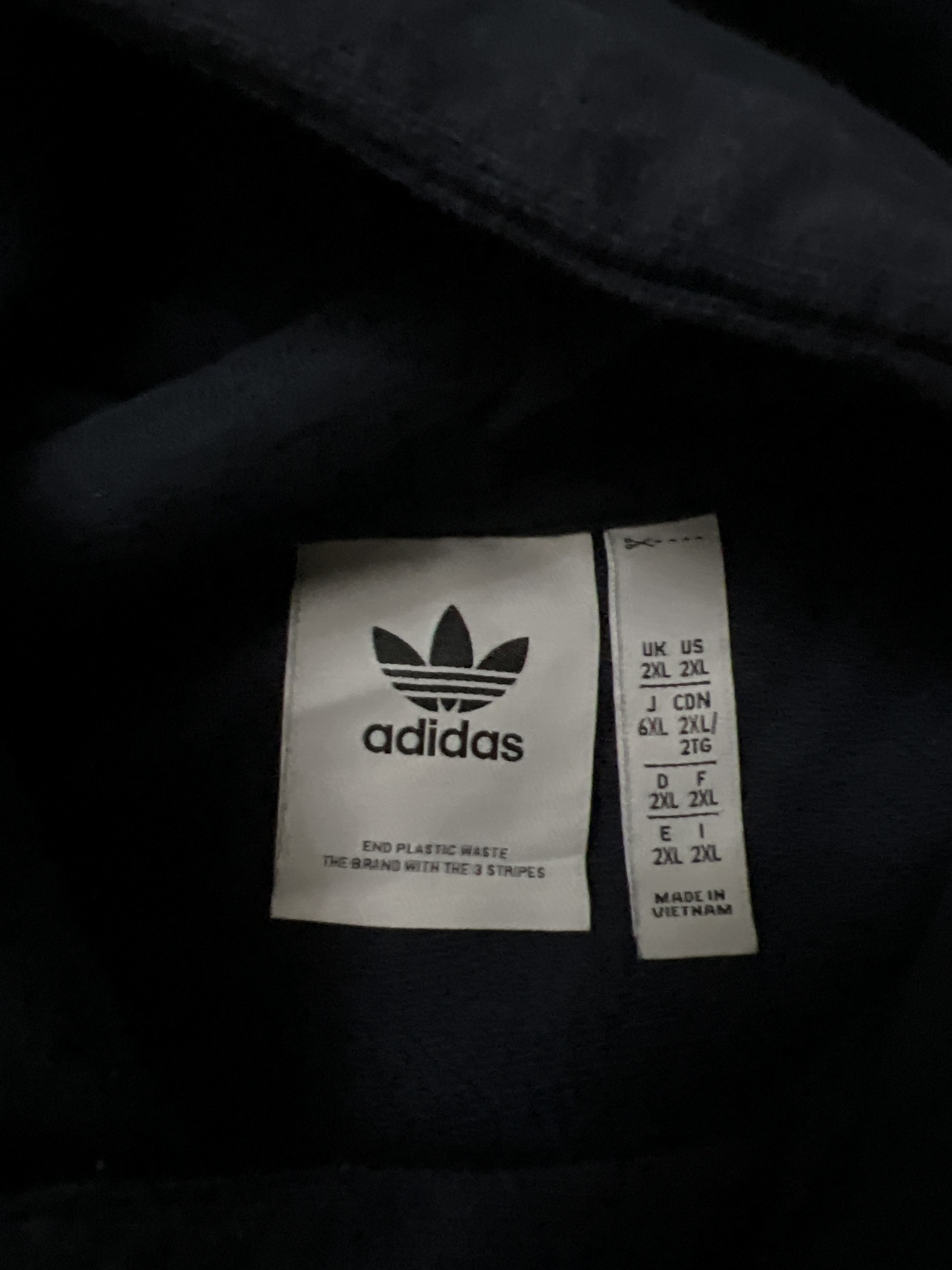 Adidas Black & Grey Hoodie - photo 2