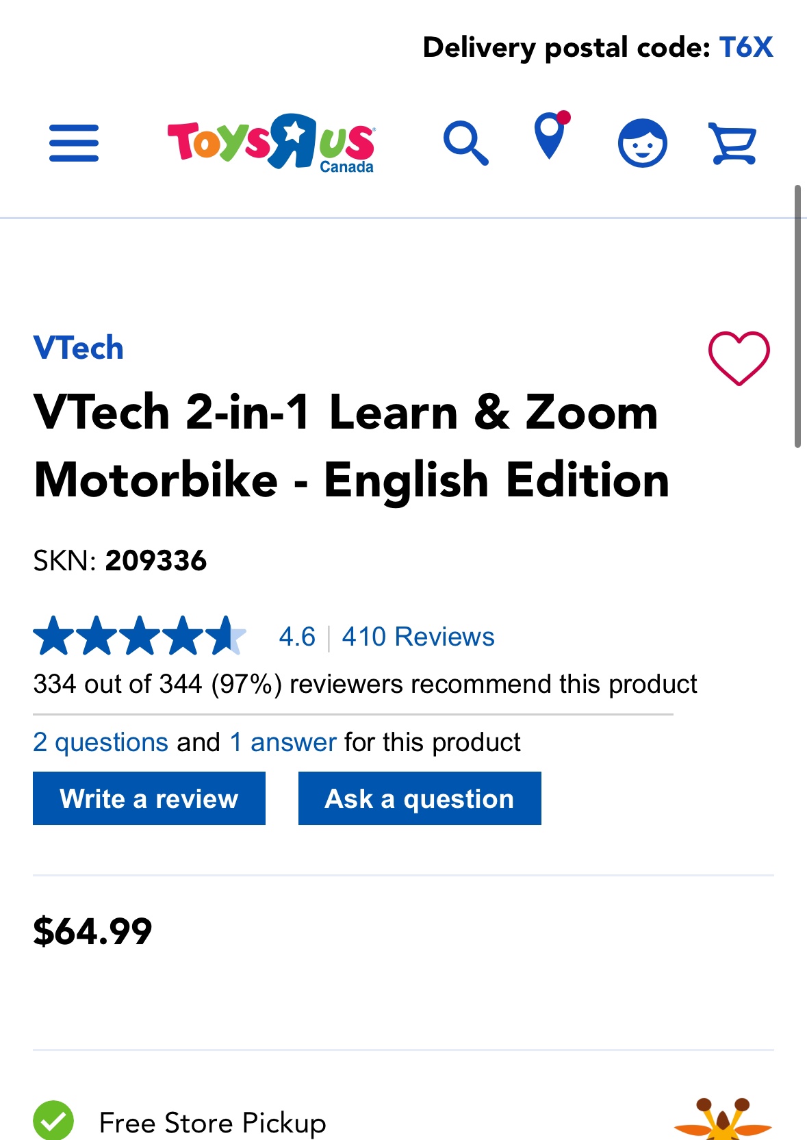 VTech 2-in-1 Learn & Zoom Motorbike - photo 2