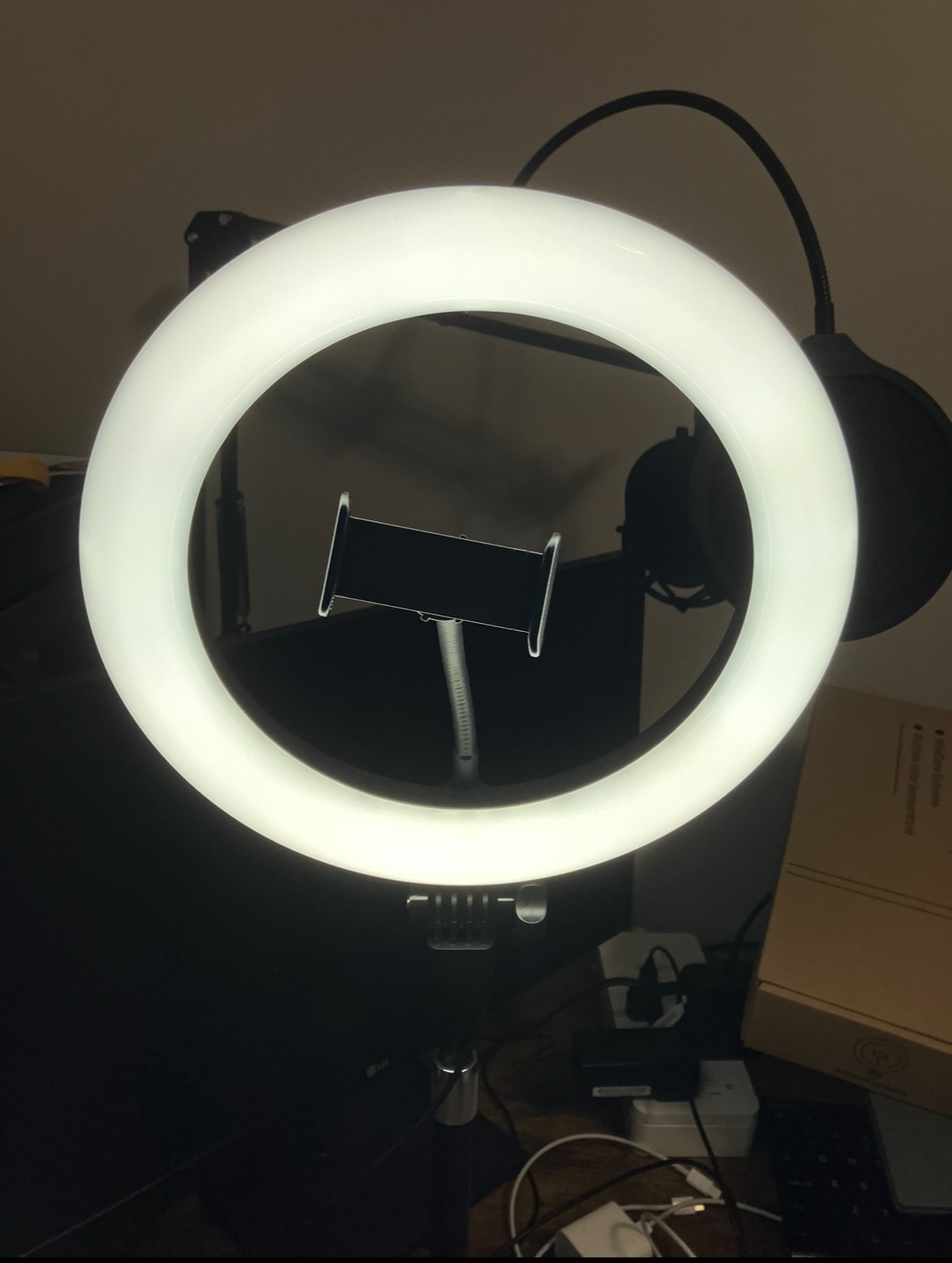 Desk phone ring light (for virtual meetings, youtube, etc.) - photo 5