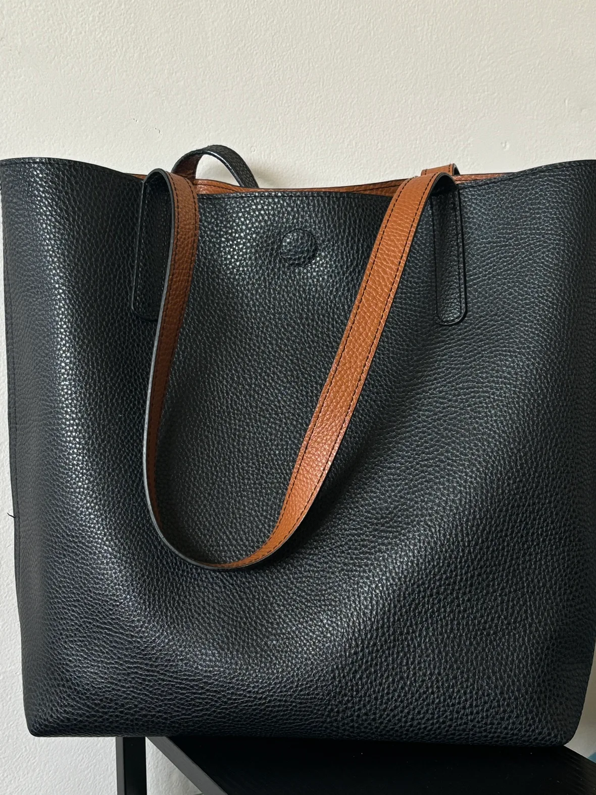 Black and Brown Tote Bag thumbnail