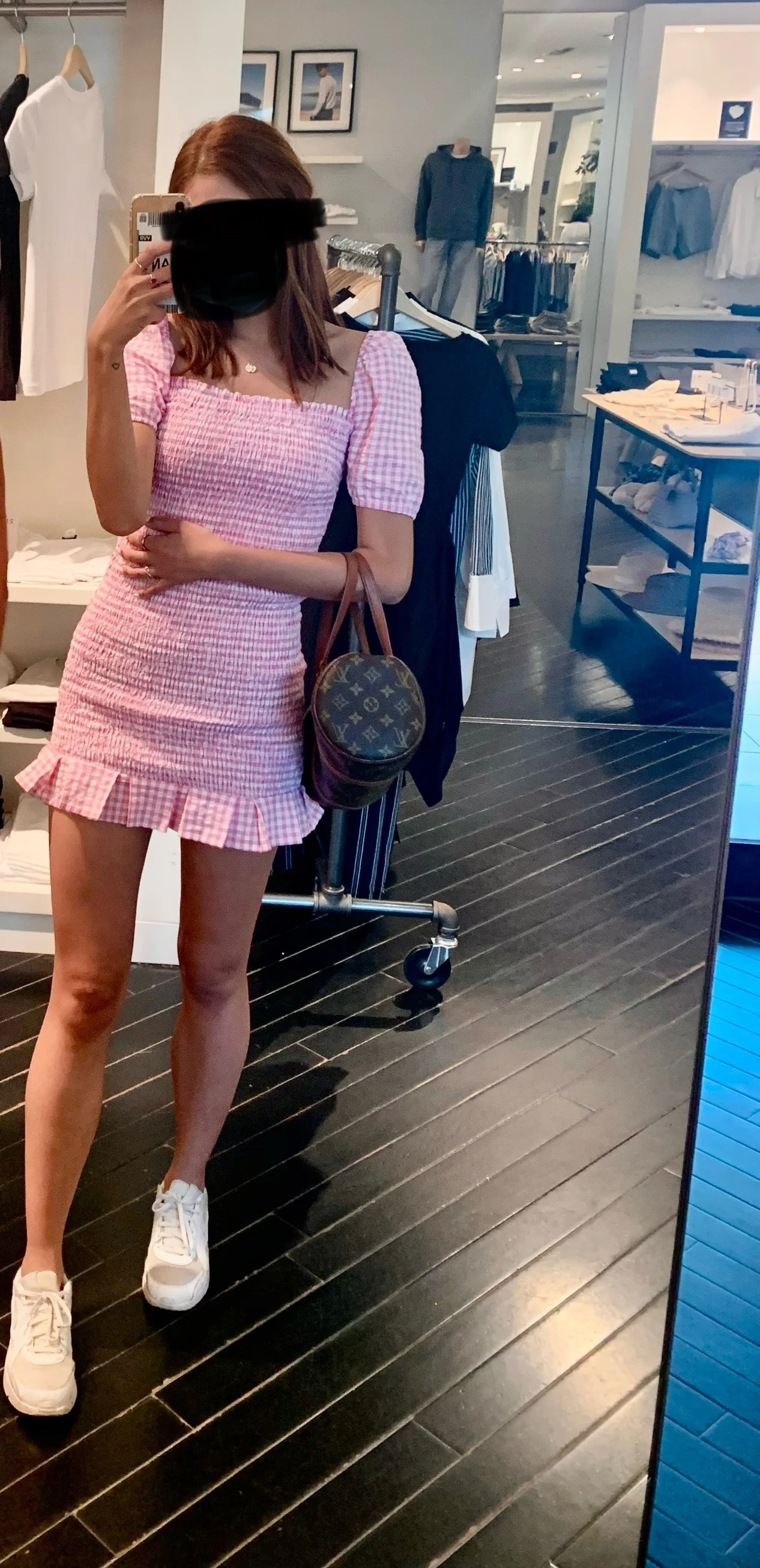 Pink Barbie Gingham Dress thumbnail