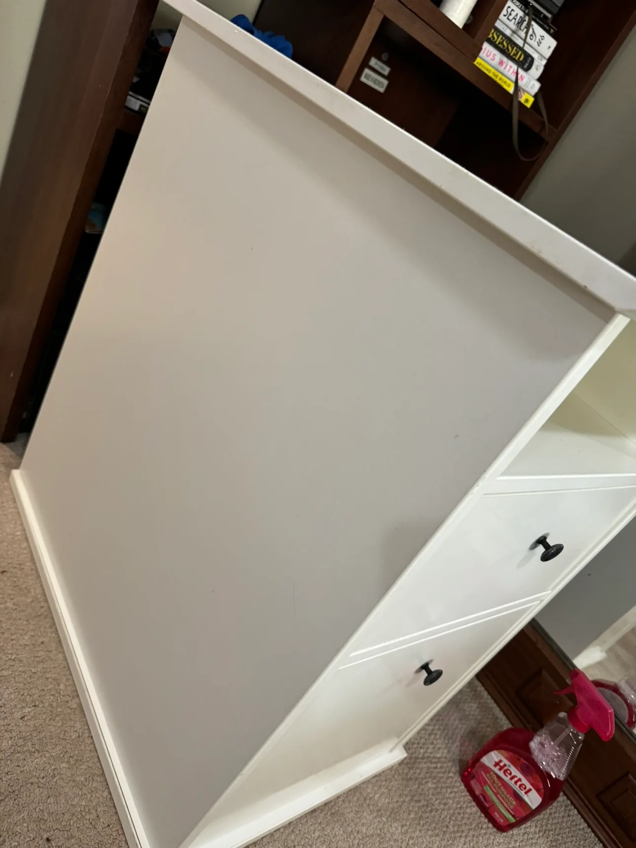 White Cabinet with Two Drawers image indicator(2)