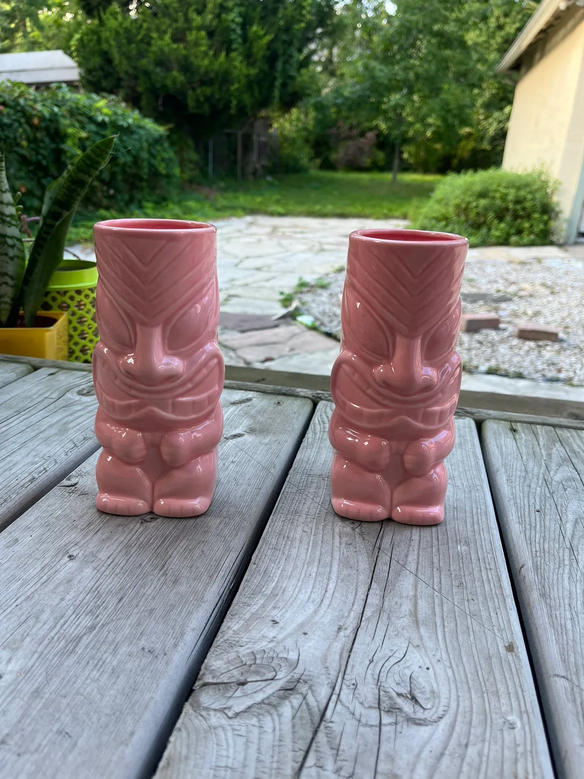 Pink Tiki Mugs (set of 2) image indicator(3)
