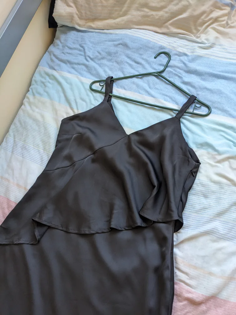 Pink Martini V-Neck Black Dress image indicator(6)