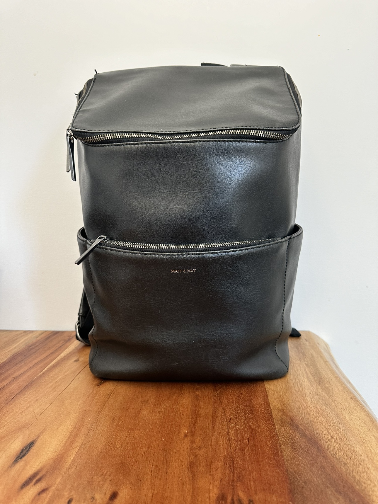 Used Matt & Nat Black Backpack