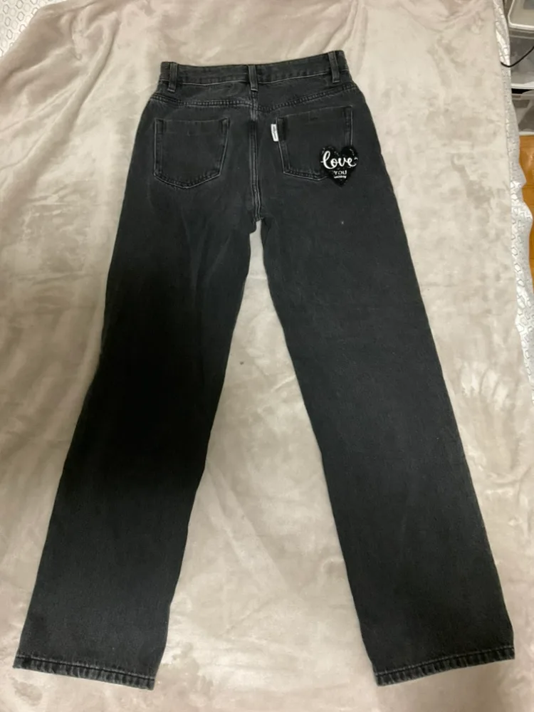 Black Straight Leg Jeans thumbnail