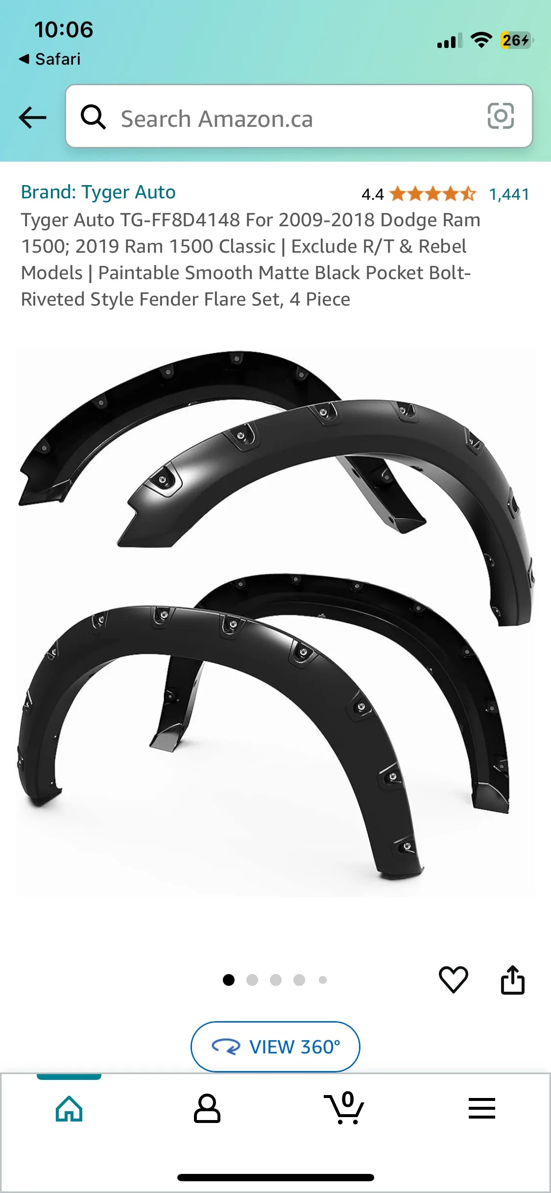 Tyger Auto Fender Flares thumbnail