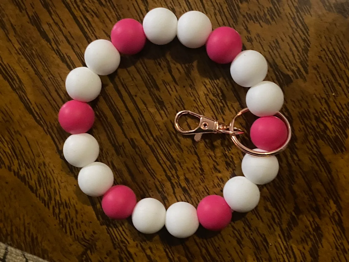 Silicone Bead Key Chain image indicator(2)