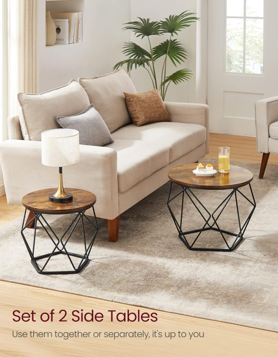 VASAGLE Coffee Table Set of Two - photo 5