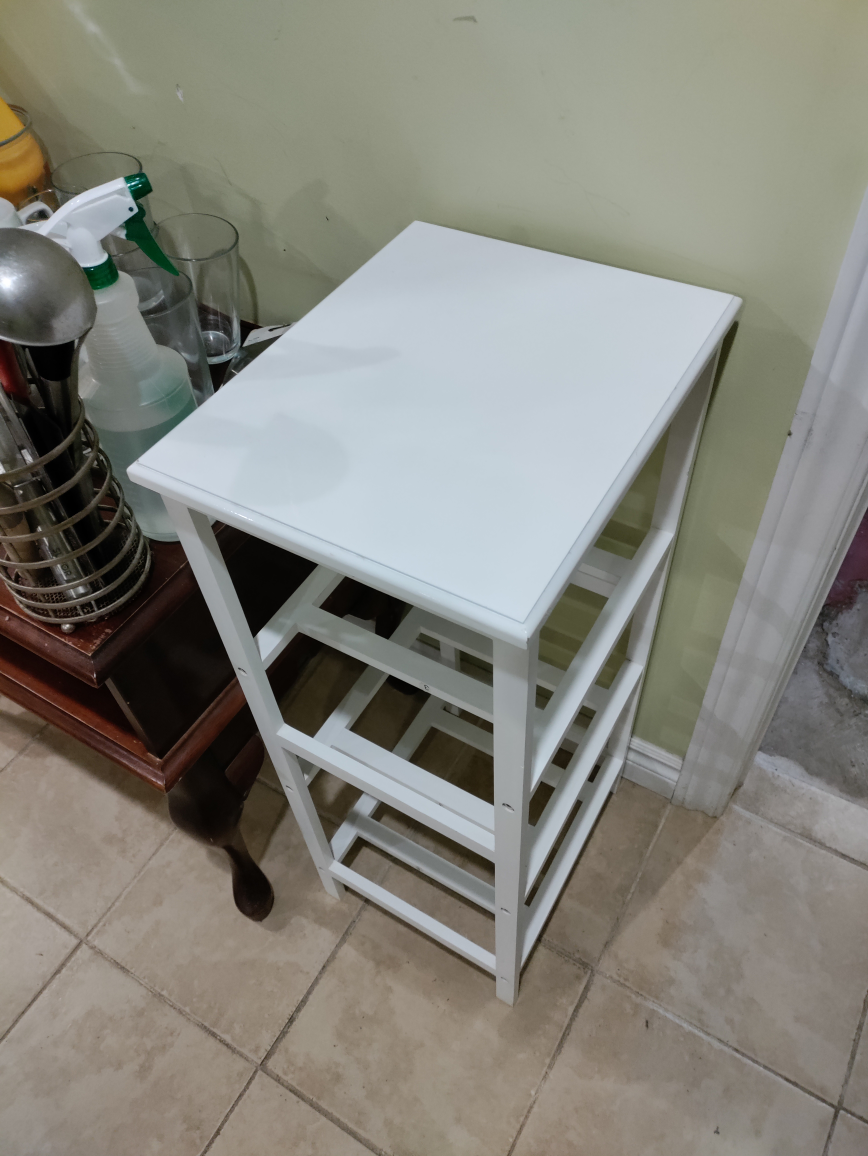 White 4-Tier Shelf