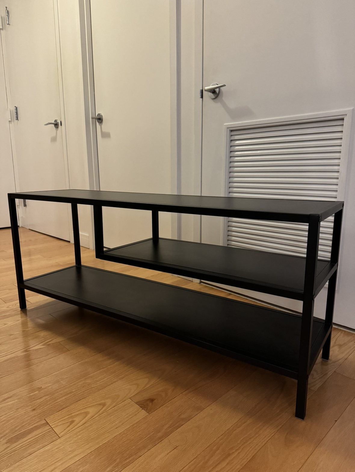 HOME BI TV Stand for 50 55 Inch TV, Metal Frame