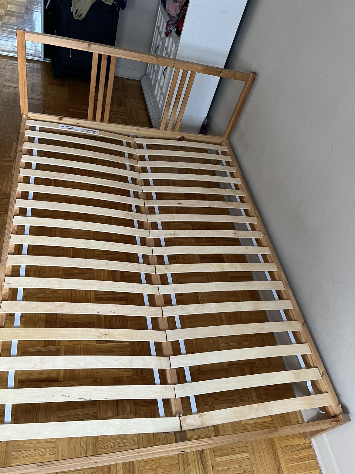 IKEA Double Bed Frame with Slats