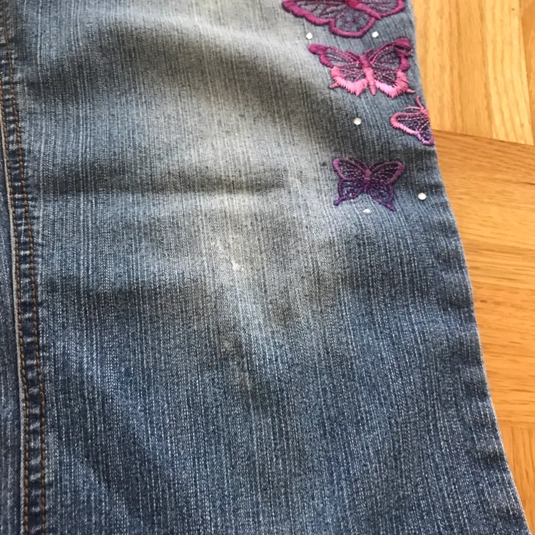 Faded Glory Embroidered Butterfly Jeans -  Size 16 image indicator(10)