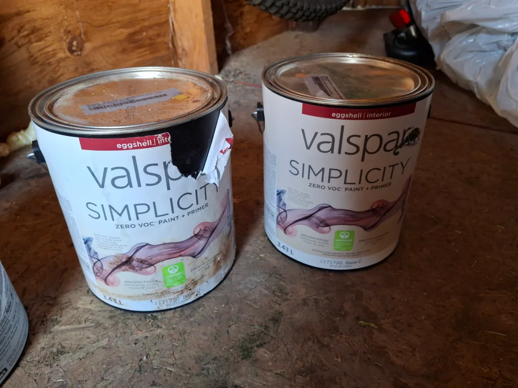 new paint cans * 2 left* thumbnail