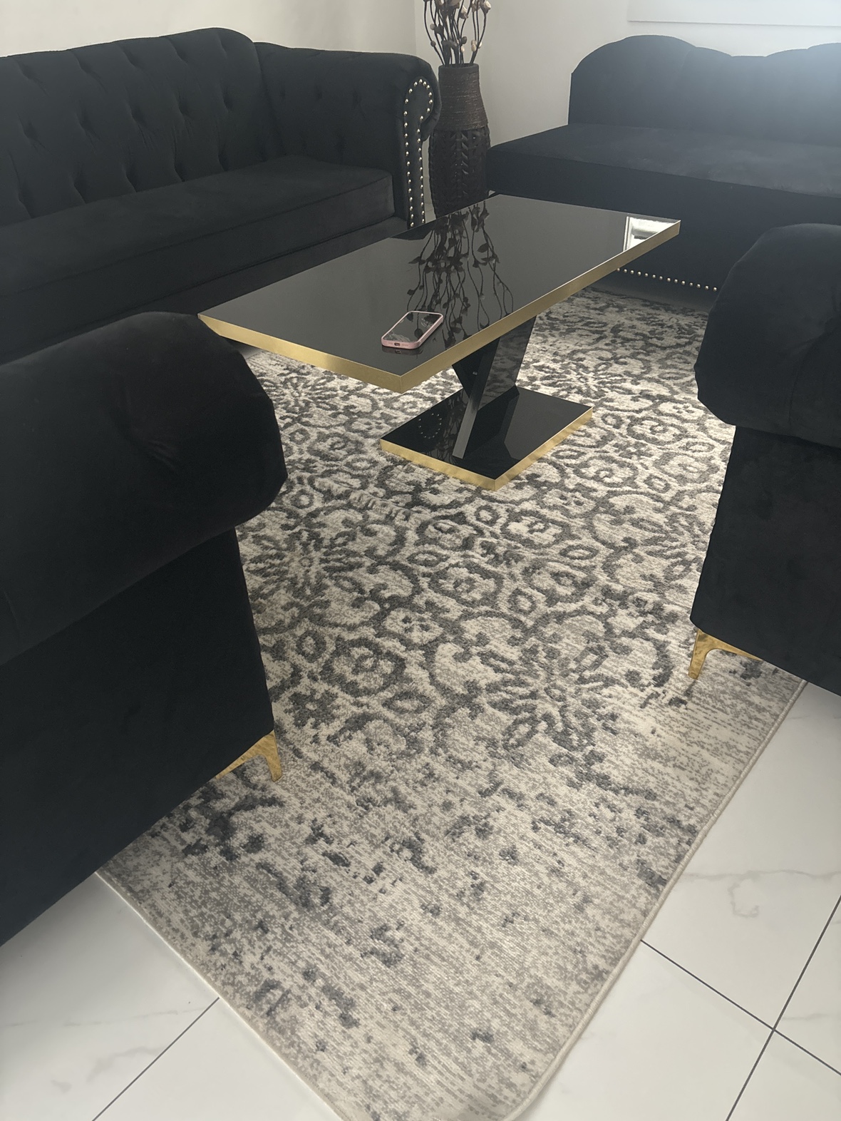 Monte Carlo Rug - Grey