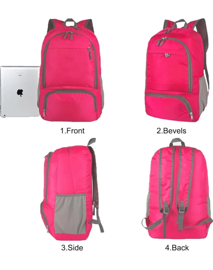 Folding Backpack - Red image indicator(2)