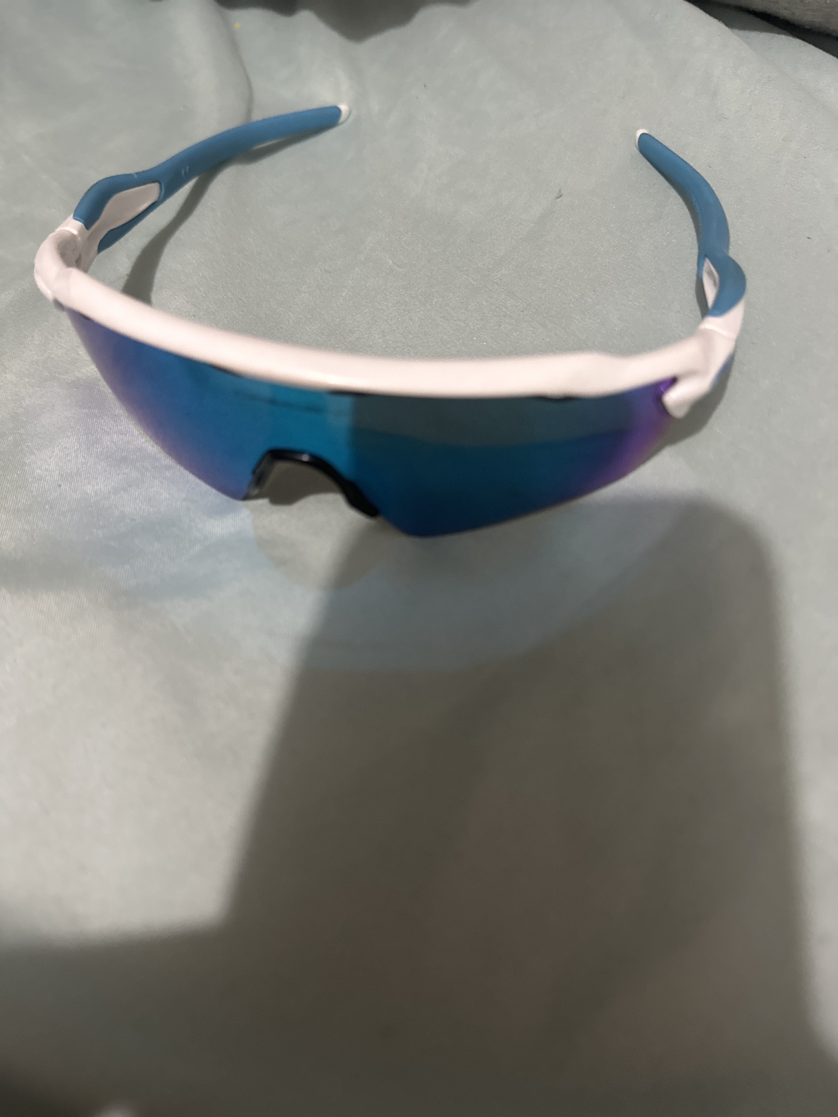 Blue Oakley Sunglasses