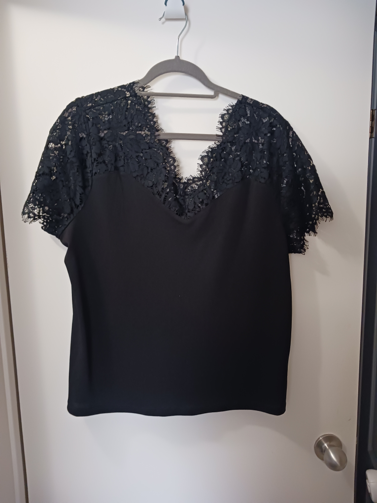 Black Lace Top, from Ricki's, XL - photo 5