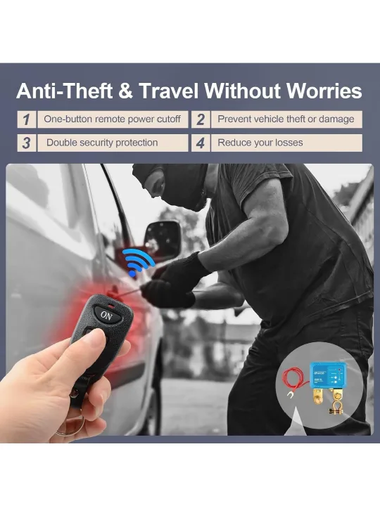 Car Battery Remote Switch image indicator(3)