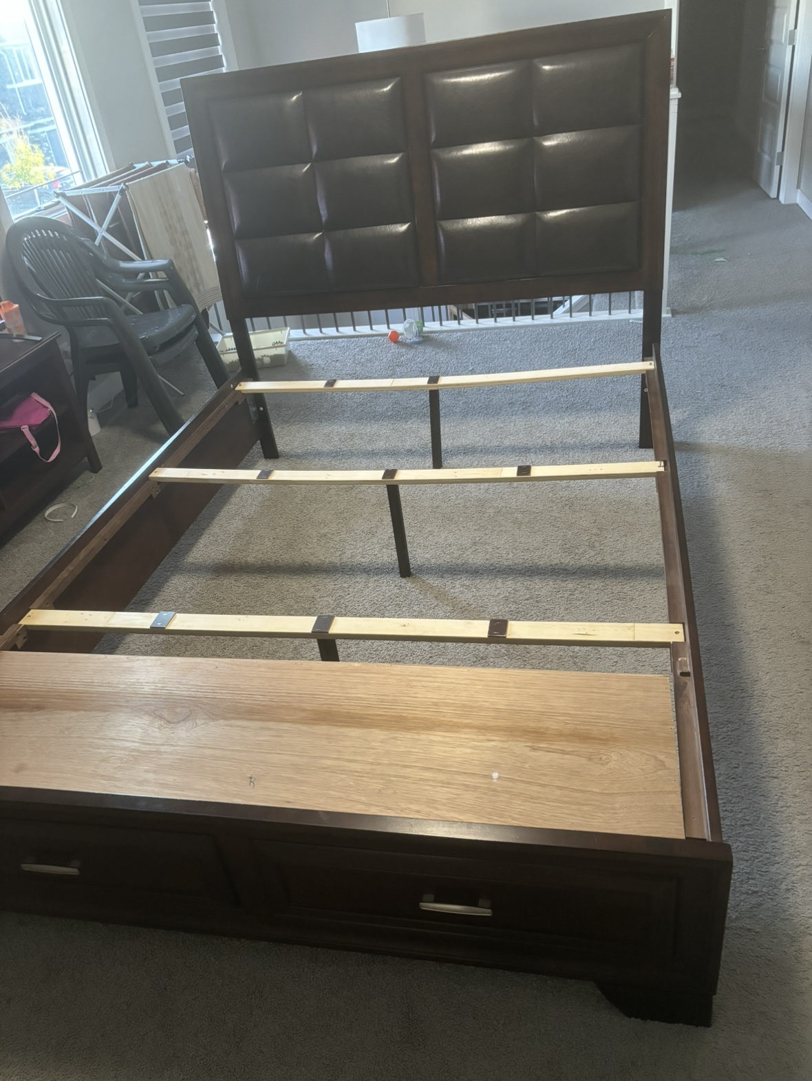 Queen bed frame