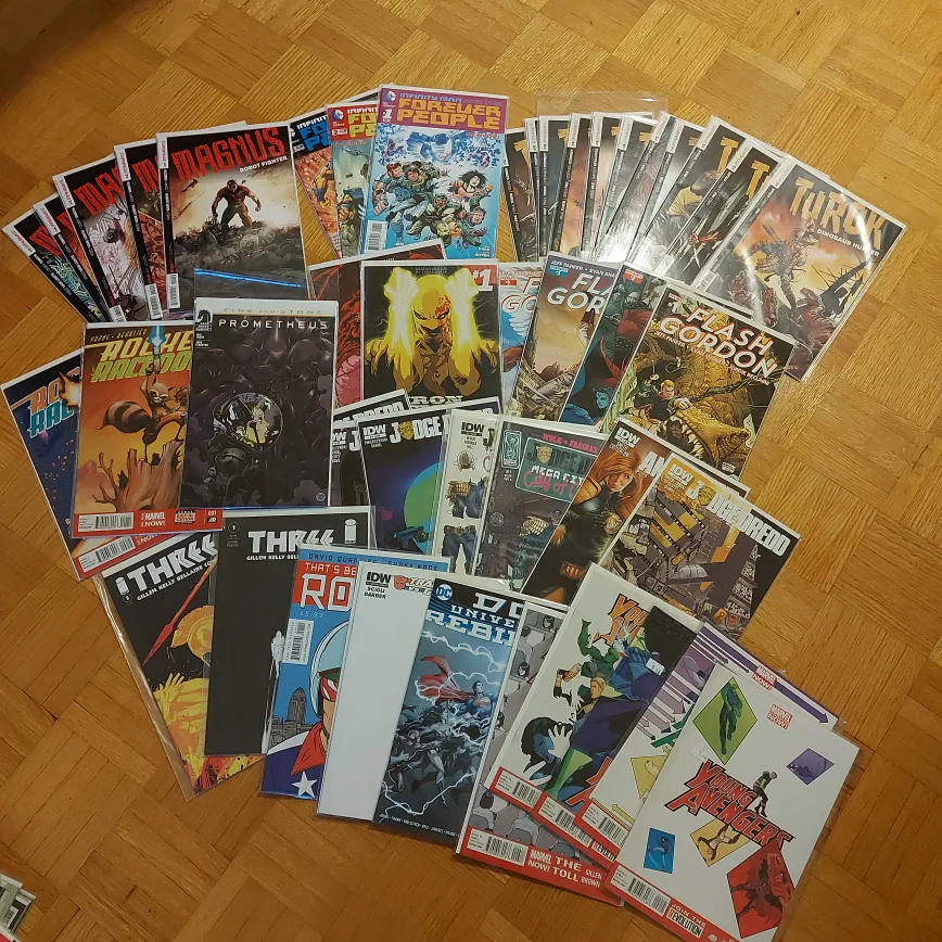bundle of comics A thumbnail
