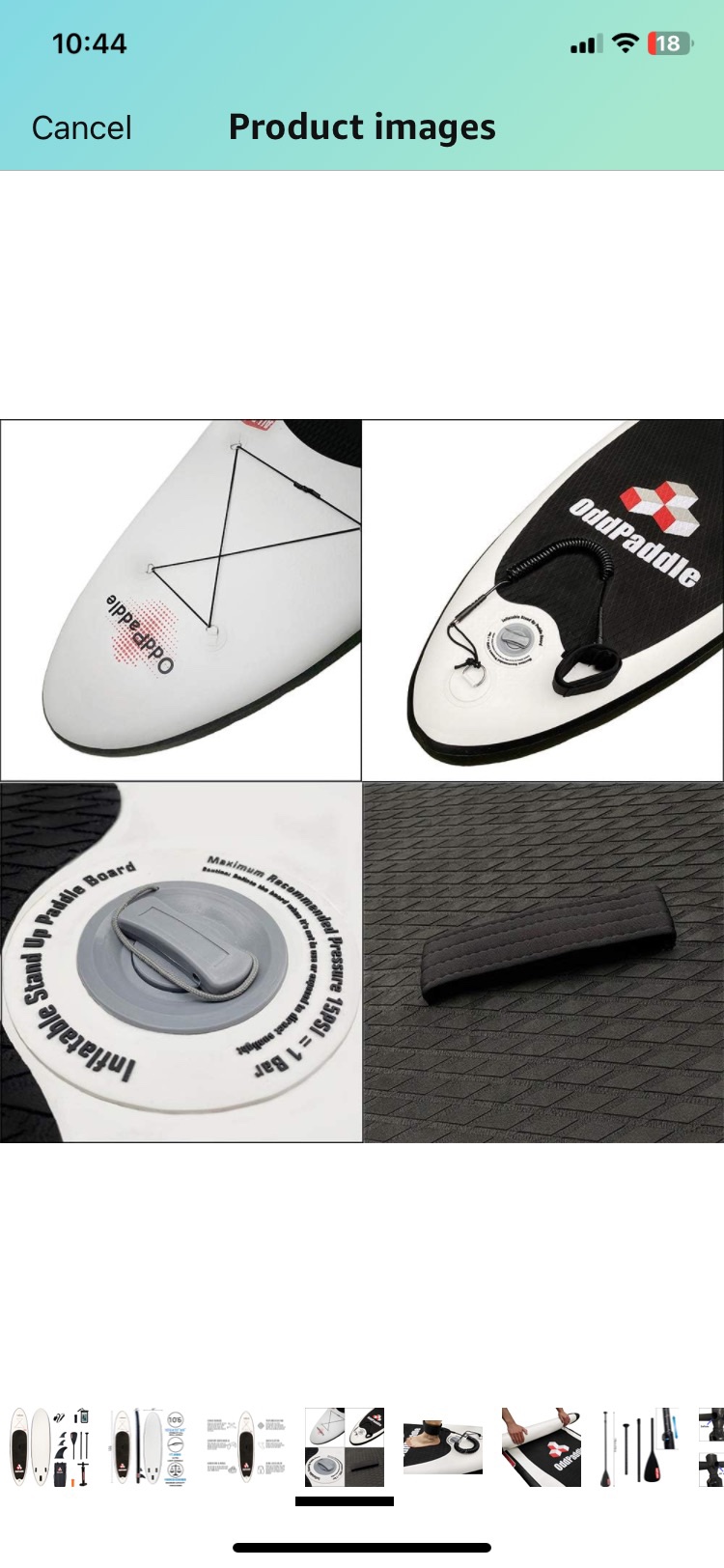 OddPaddle Inflatable Stand Up Paddleboard - photo 5