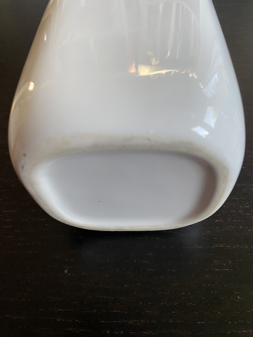 White Ceramic Milk Bottle - photo 3