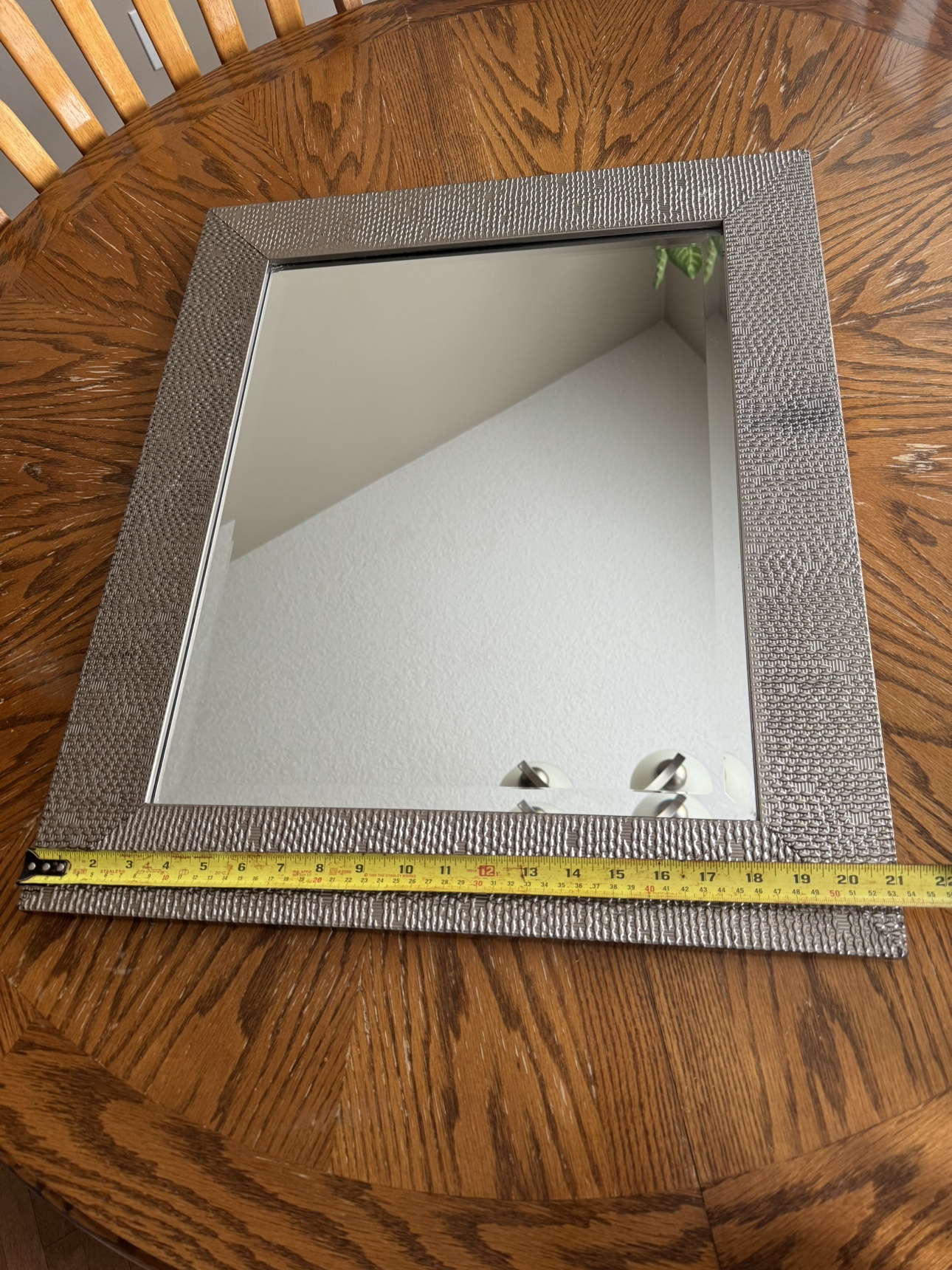 Silver Framed Mirror - photo 3
