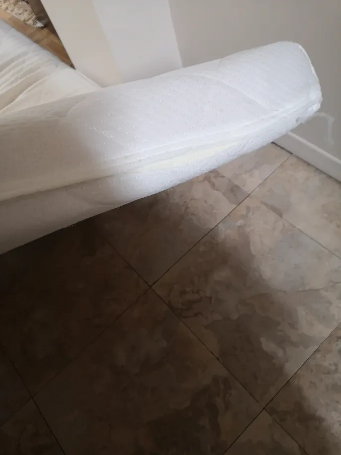 metal cot bed with mattress image indicator(3)