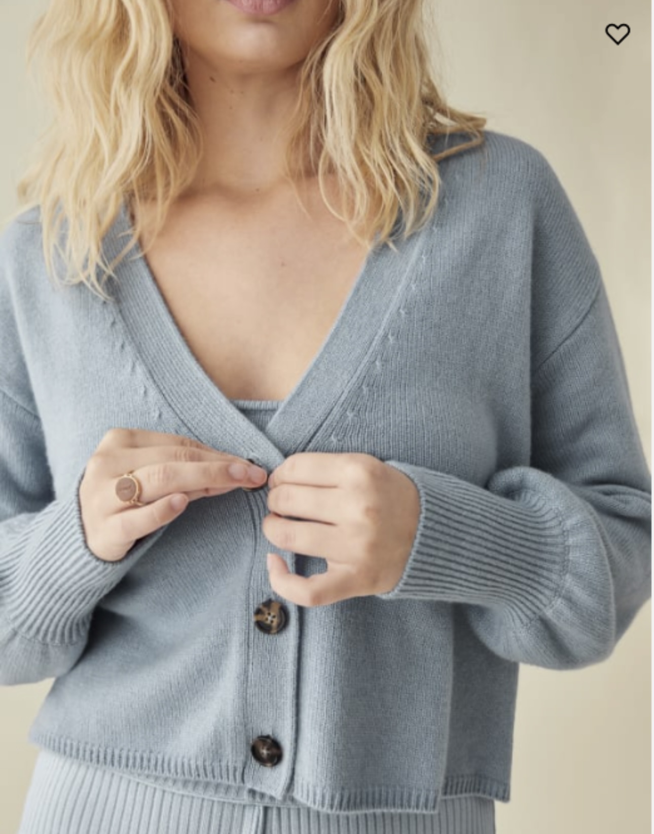 Reformation 2 Piece Cashmere Cardigan - XS