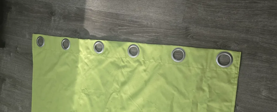 Lime Green Room Darkening Curtain 84" Long #freecycle thumbnail