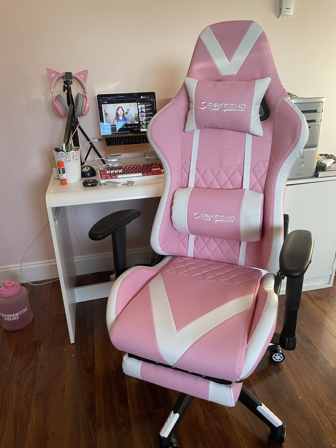 Darkecho Pink Gaming Chair