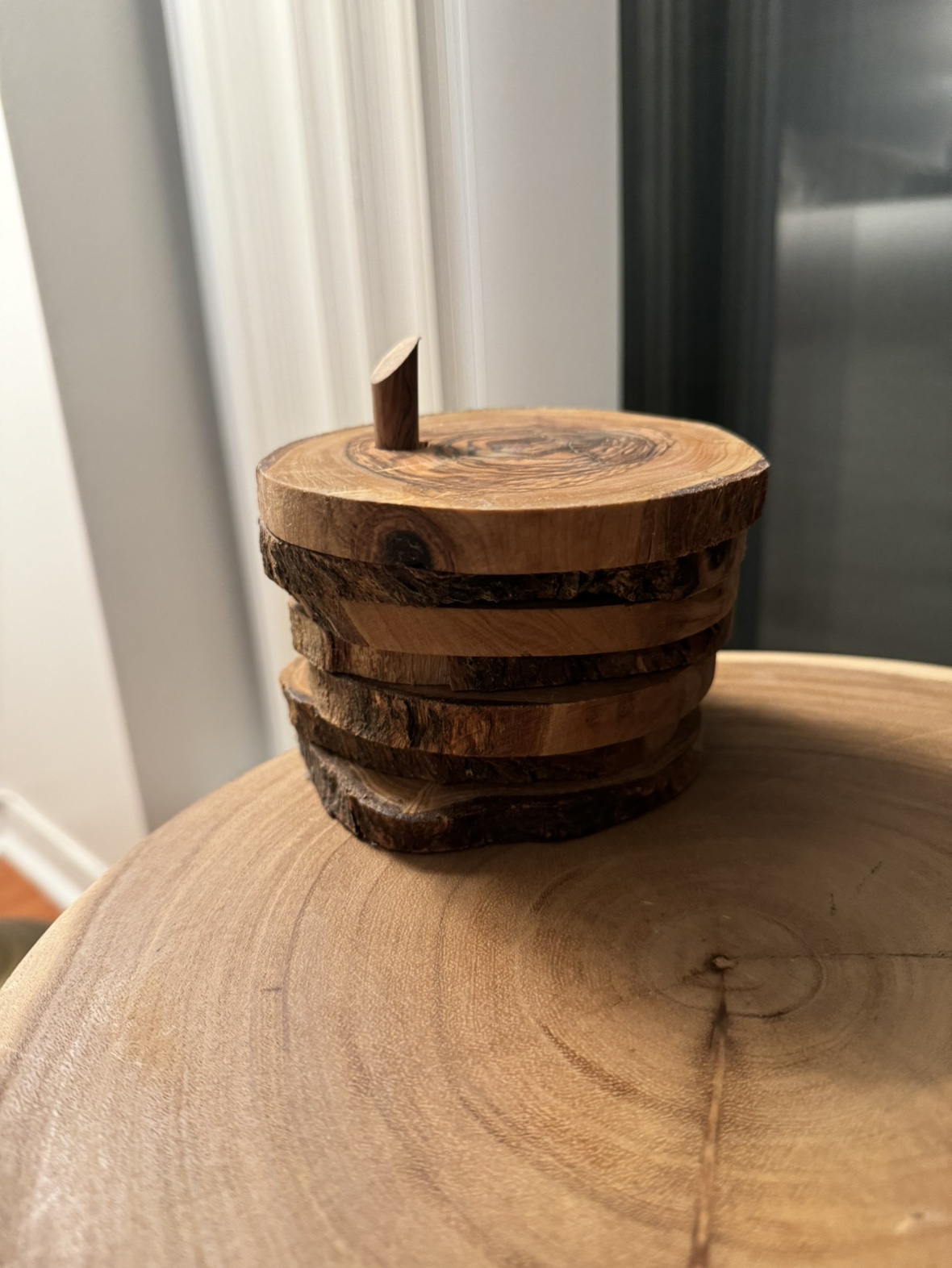 Set of 6 Wooden Coasters - photo 2