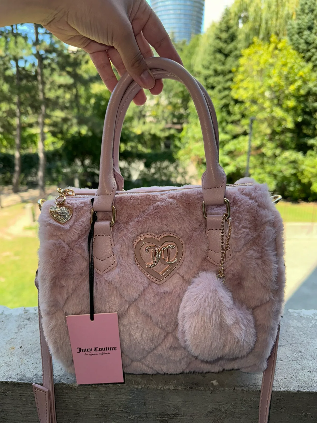 Juicy Couture Pink Fur Bag thumbnail