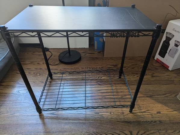 Black Metal Shelf