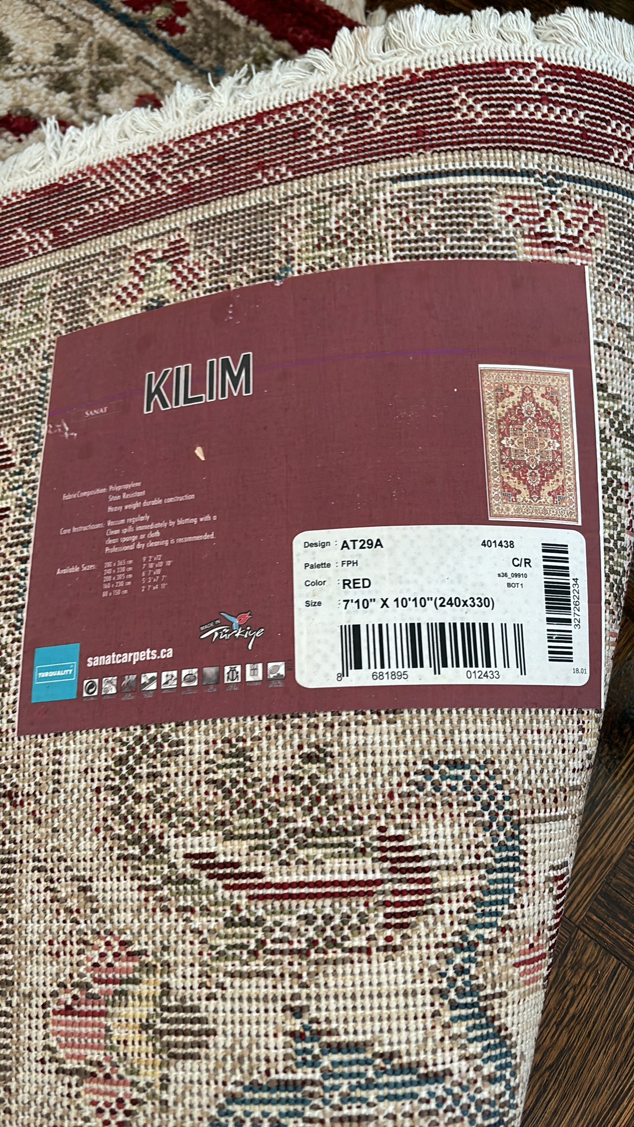 Kilim Rugs 6pc same design and different sizes - photo 5