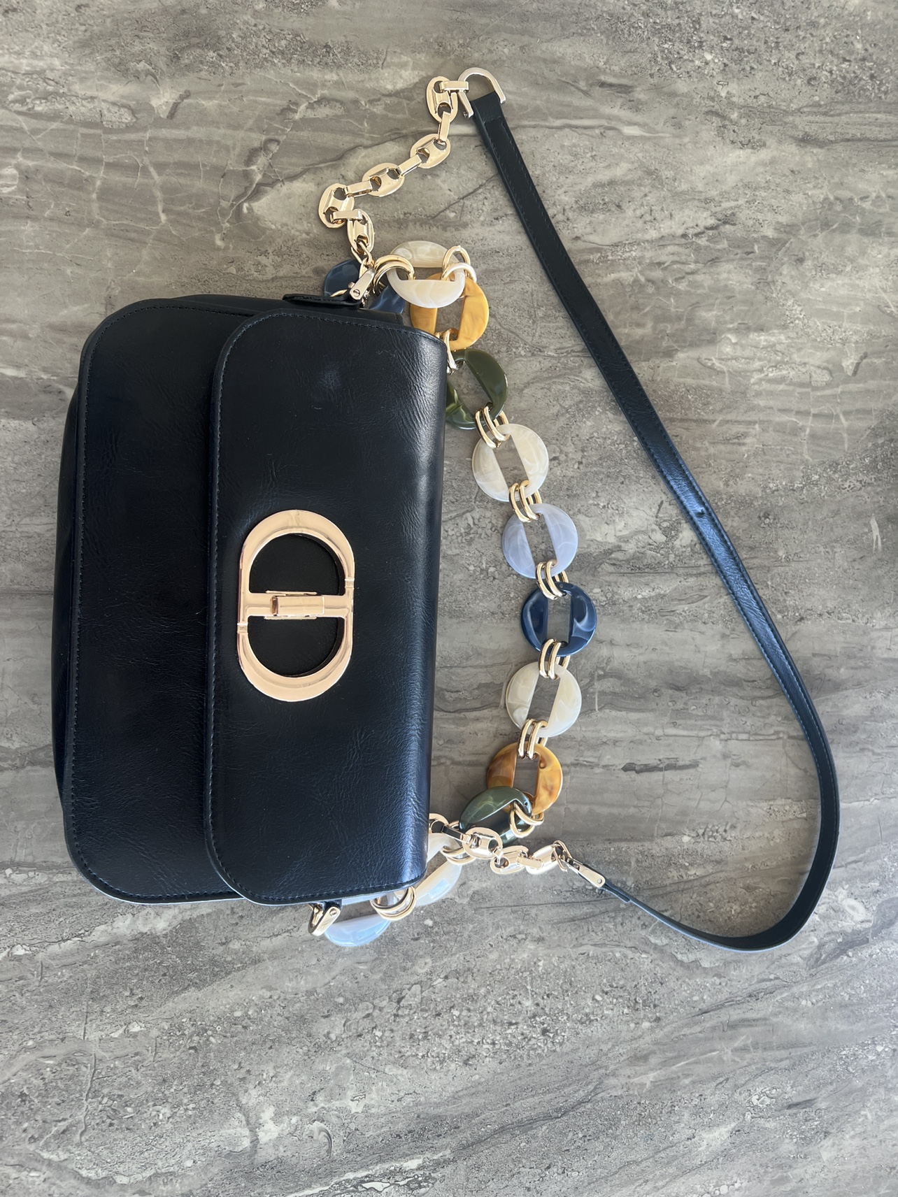 Black leather Bag