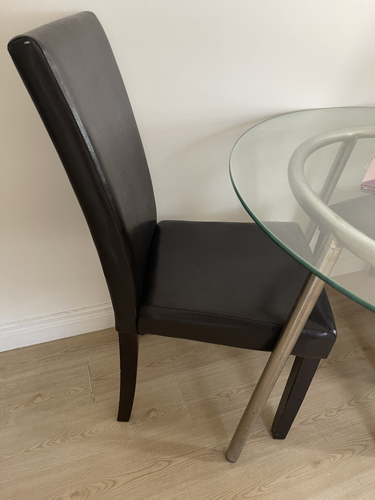 Glass Dining Table and Three Chairs - photo 5