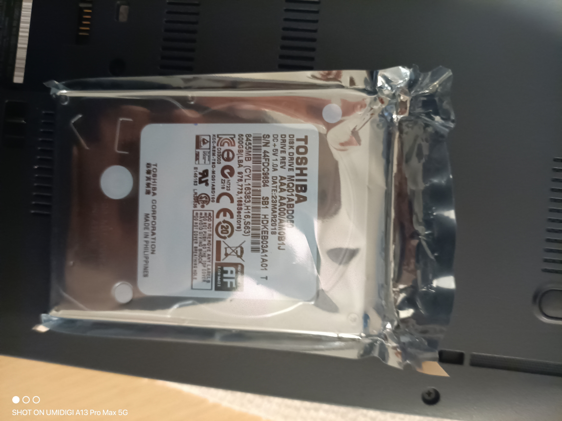 Toshiba MQ01ABD000 1TB 2.5" Hard Drive - photo 2