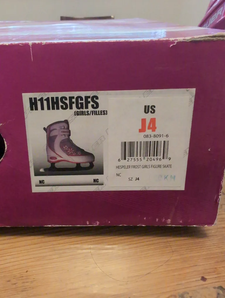Hespelser Girls Skates Size J4 image indicator(2)